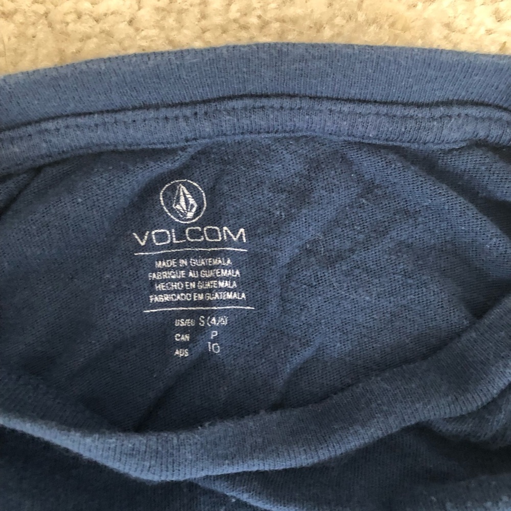Volcom Women’s Blue T-Shirt - Picture 3 of 4